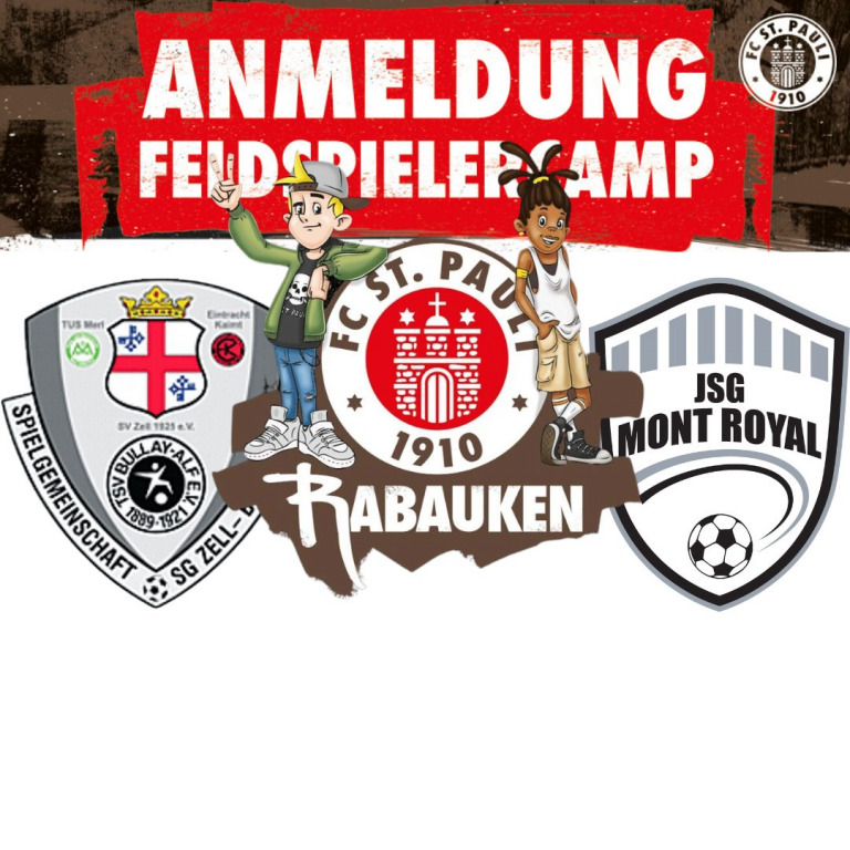  FC ST. PAULI RABAUKEN FUSSBALLSCHULE 2025 Illustration 